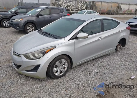 2016 Hyundai Elantra Se из США, поврежденный, VIN 5NPDH4AE8GH771752